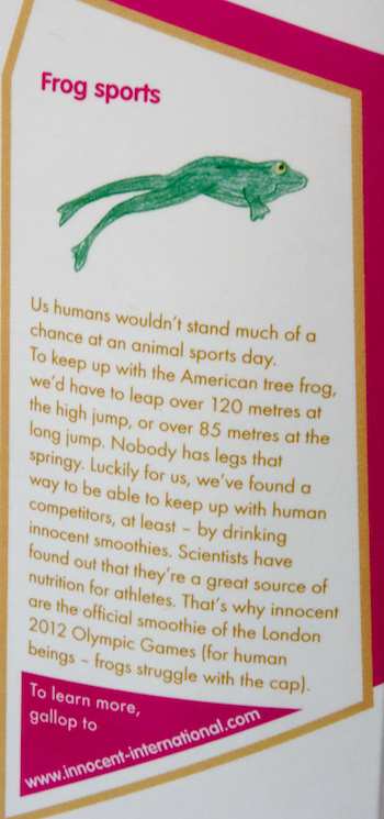 Forg sports by Innocent Drinks